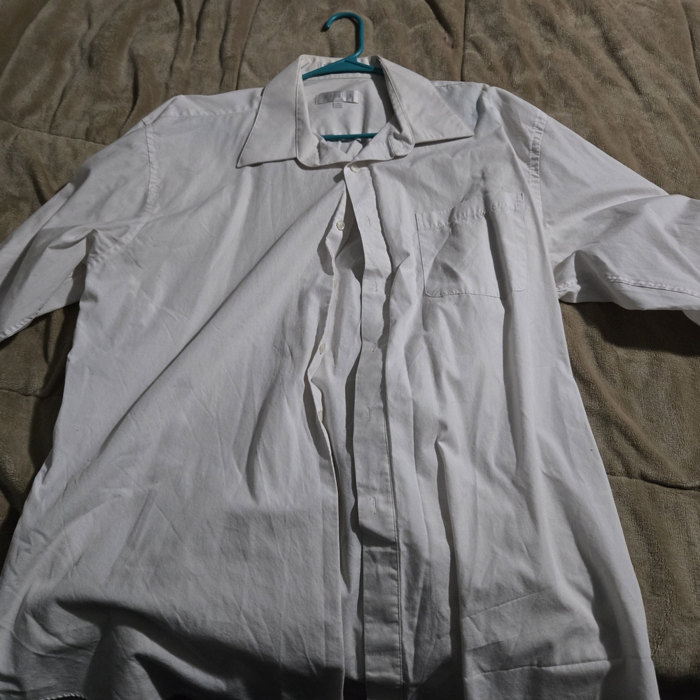 Marquis White Dress Shirt Classic Formal Style